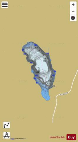 Rat, Lac du depth contour Map - i-Boating App