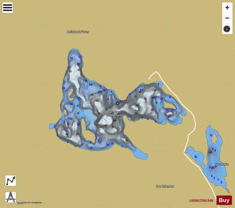 Roger-Grandchamp, Lac depth contour Map - i-Boating App