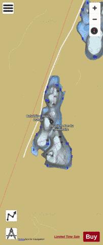 Seminaire, Deuxieme lac du depth contour Map - i-Boating App