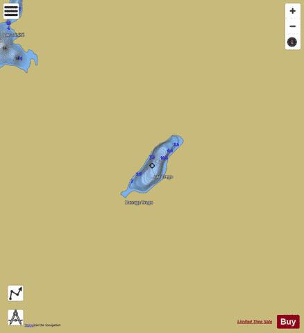 Trego  Lac depth contour Map - i-Boating App