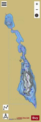 York, Lac depth contour Map - i-Boating App