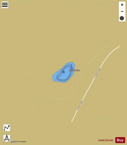 Cycloid Lake depth contour Map - i-Boating App