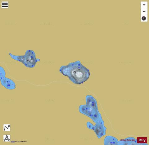 Kit Lake depth contour Map - i-Boating App