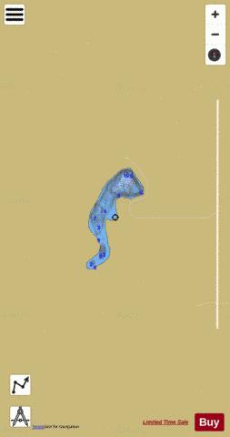 Long Creek Reservoir depth contour Map - i-Boating App