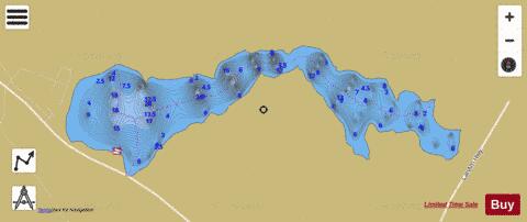 Mcphee Lake depth contour Map - i-Boating App