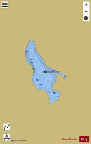 Tchawsahmon depth contour Map - i-Boating App