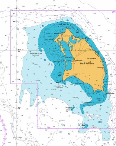 Barbuda Marine Chart - Nautical Charts App