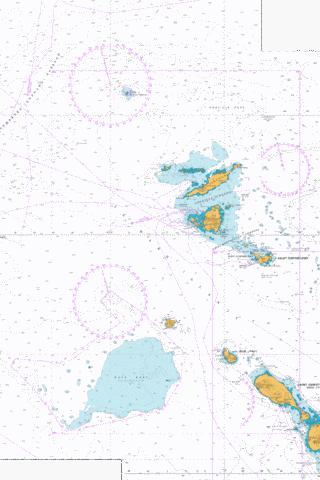 Sombrero Island to Saint Christopher (Saint Kitts) Marine Chart - Nautical Charts App