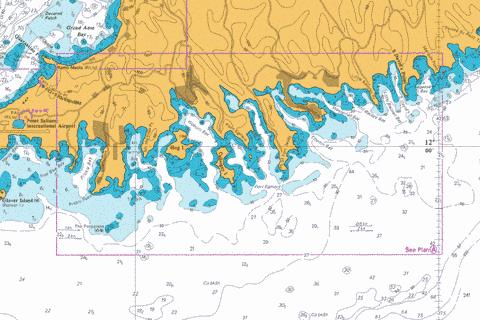 A  Saint David's Harbour to Prickly Bay Marine Chart - Nautical Charts App