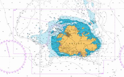 Antigua Marine Chart - Nautical Charts App