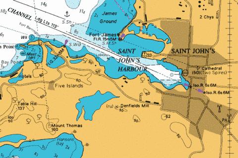 Saint John's Harbour Marine Chart - Nautical Charts App