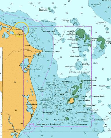 River Hueson to False Cape including Morrison and Mosquito Cays Marine Chart - Nautical Charts App