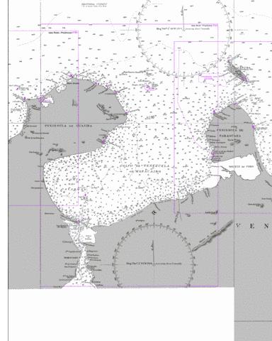 Punta Macolla to Punta Gallinas including Golfo De Venezuela Marine Chart - Nautical Charts App