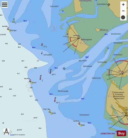 Suederhever Marine Chart - Nautical Charts App