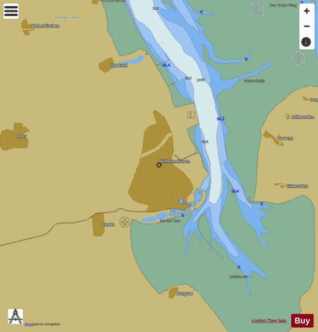 Wilhelmshaven Approach Marine Chart - Nautical Charts App