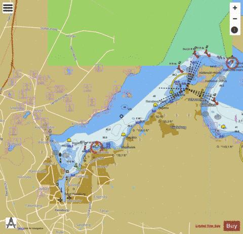 Flensburger Foerde western part Marine Chart - Nautical Charts App