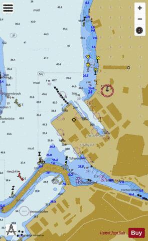 Kiel - Ostuferhafen Marine Chart - Nautical Charts App