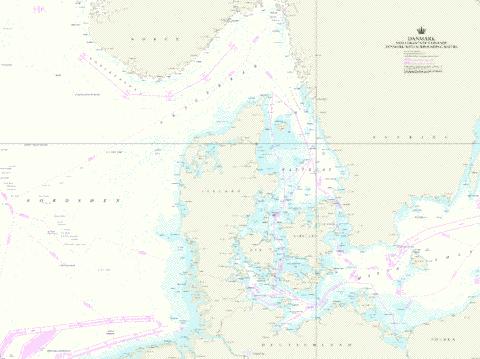 Danmark med omgivende farvande Marine Chart - Nautical Charts App