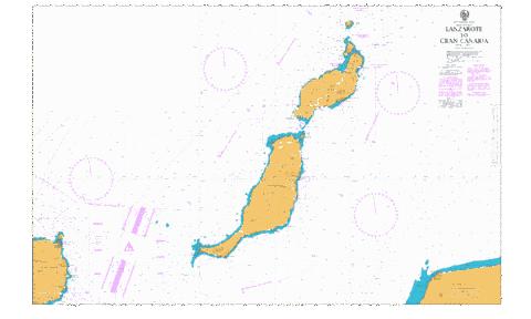 Lanzarote to Gran Canaria Marine Chart - Nautical Charts App