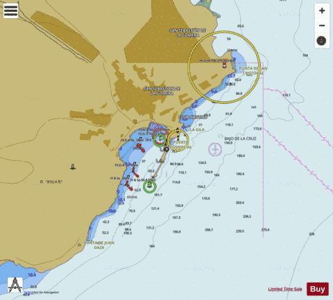 Puerto de San Sebastian de La Gomera Marine Chart - Nautical Charts App