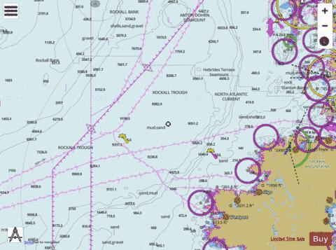 North Atlantic Ocean - British Isles - Outer Approaches to the North Channel Marine Chart - Nautical Charts App
