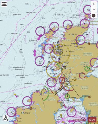 British Isles - Scotland - West Coast Marine Chart - Nautical Charts App