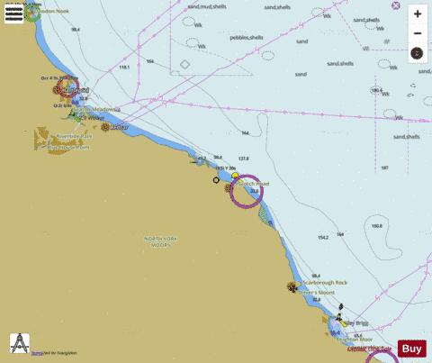 Runswick Bay Marine Chart - Nautical Charts App