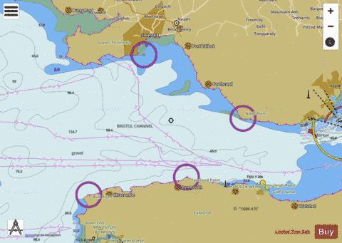 England and Wales - Bristol Channel - Worms Head to Porlock Marine Chart - Nautical Charts App