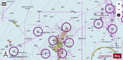 Northern Approaches to the Shetland Islands Marine Chart - Nautical Charts App