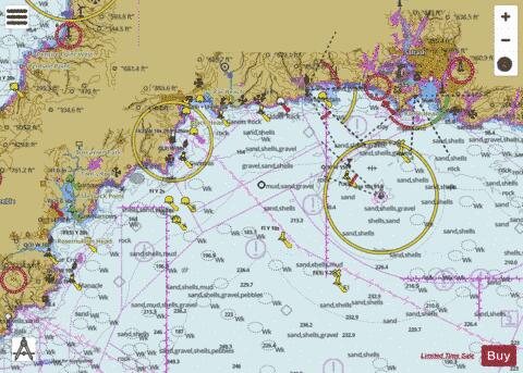 England - South Coast - Falmouth to Looe Marine Chart - Nautical Charts App