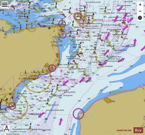 England - East Coast - Dover Strait Marine Chart - Nautical Charts App