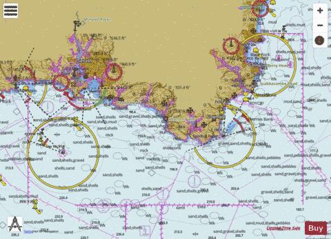 England - South Coast - Eddystone Rocks to Berry Head Marine Chart - Nautical Charts App