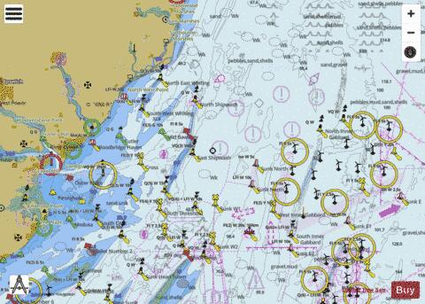 England - East Coast - Orford Ness to The Naze Marine Chart - Nautical Charts App