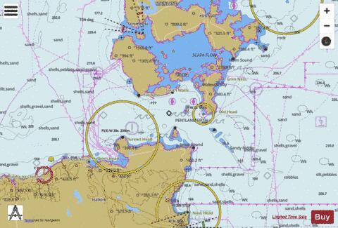Scotland - North Coast - Pentland Firth and Approaches Marine Chart - Nautical Charts App