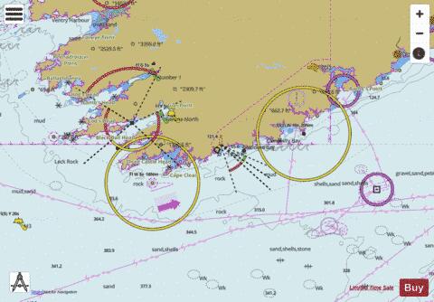 Republic of Ireland - South West Coast - Saint Finan's Bay to Courtmacsherry Bay Marine Chart - Nautical Charts App