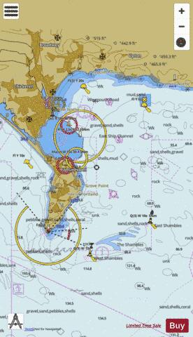 England - South Coast - Approaches to Portland and Weymouth Marine Chart - Nautical Charts App