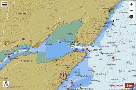 Scotland - Cromarty Firth - Cromarty Bank to Invergordon Marine Chart - Nautical Charts App