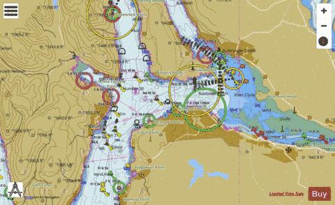 Scotland - West Coast - Approaches to the River Clyde Marine Chart - Nautical Charts App