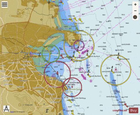 Republic of Ireland - East Coast - Dublin Bay Marine Chart - Nautical Charts App