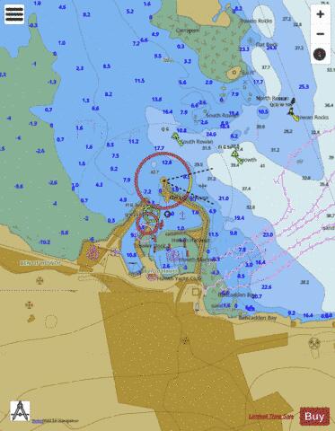Republic of Ireland - East Coast - Dublin Bay - Howth Marine Chart - Nautical Charts App