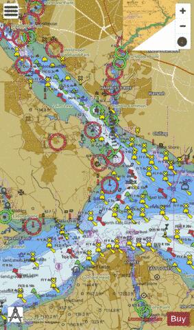 England - South Coast - Southampton Water and Approaches Marine Chart - Nautical Charts App