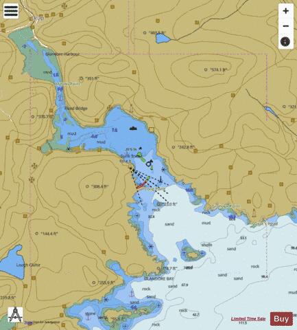 Ireland - South Coast - Glandore Harbour Marine Chart - Nautical Charts App