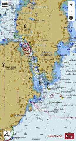 Northern Ireland - Strangford Narrows Marine Chart - Nautical Charts App