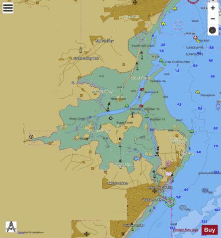 England - East Coast - Walton Backwaters Marine Chart - Nautical Charts App