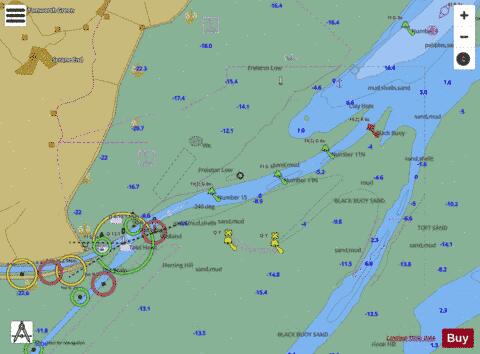 England - East Coast - The Wash - Approaches to Boston Marine Chart - Nautical Charts App