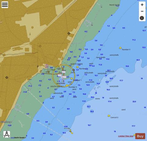 England - East Coast - Bridlington Harbour Marine Chart - Nautical Charts App