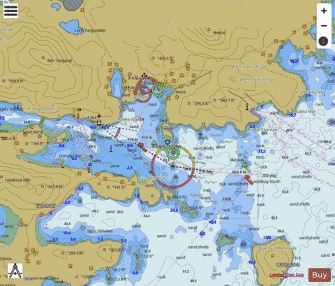 ENC CELL - Scotland - West Coast - Outer Hebrides - Castle Bay Marine Chart - Nautical Charts App