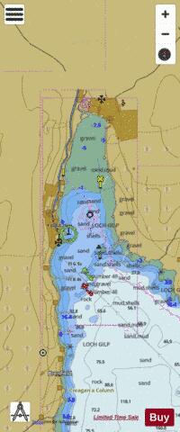 ENC CELL - Scotland - West Coast - Loch Gilp Marine Chart - Nautical Charts App