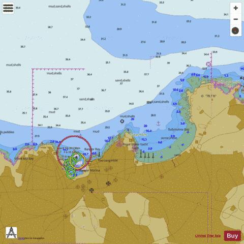 Northern Ireland - Bangor Bay Marine Chart - Nautical Charts App