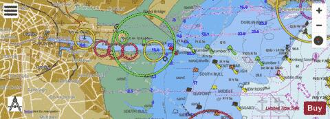 Dublin - Dun Laoghaire Harbour - Port of Dublin - Entrance Channel Marine Chart - Nautical Charts App